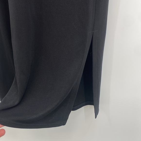 J. Jill Long Shirt Dress Women Size Small Tall ST Black Button Front Long Sleeve - Picture 5 of 10